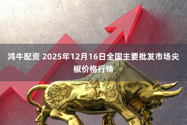 鸿牛配资 2025年12月16日全国主要批发市场尖椒价格行情