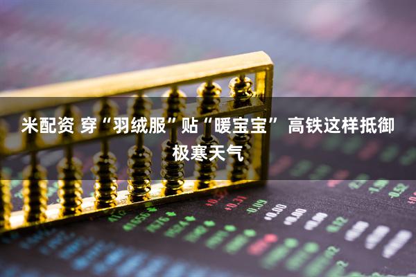 米配资 穿“羽绒服”贴“暖宝宝” 高铁这样抵御极寒天气